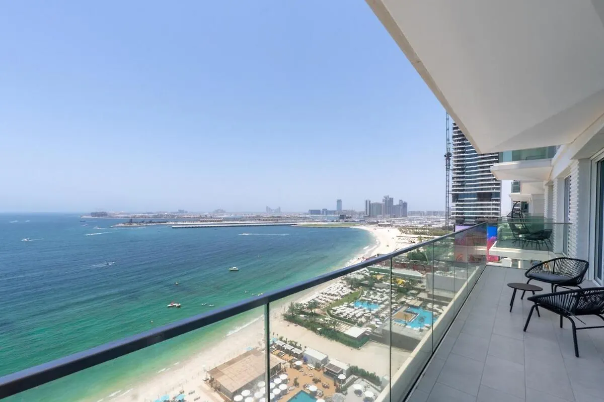 La Vie Jumeirah Beach Residence 3 Bedroom Beachfront Apartment With Palm Views Dubai 0*,